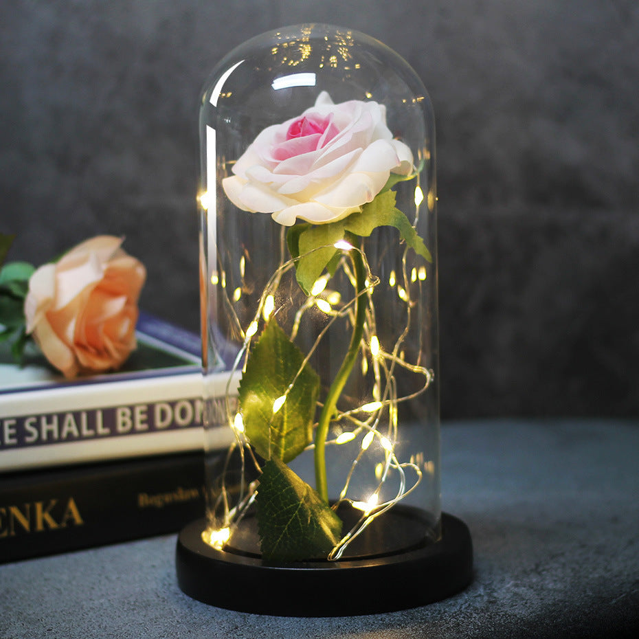 Enchanted Forever Rose LED Christmas Decor