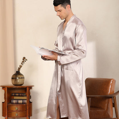 Men's Ultra-thin Loose Robe Plus Size