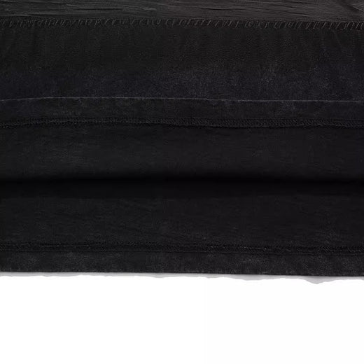 American Fashion Brand Washed Short Sleeve Shirt