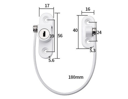 Window Security Chain Lock for Baby Safety