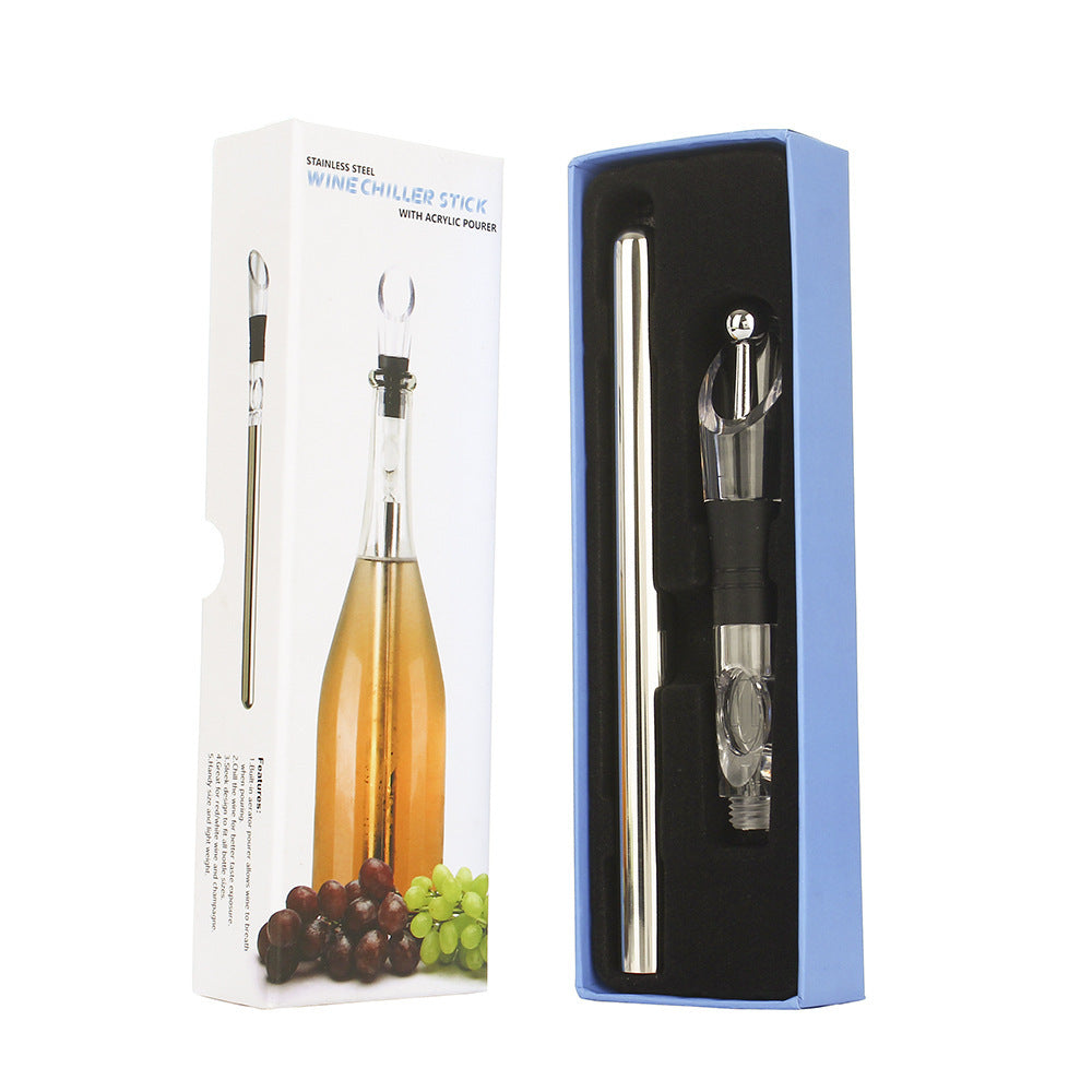 Stainless Steel Wine Bottle Cooler Chilling Stick