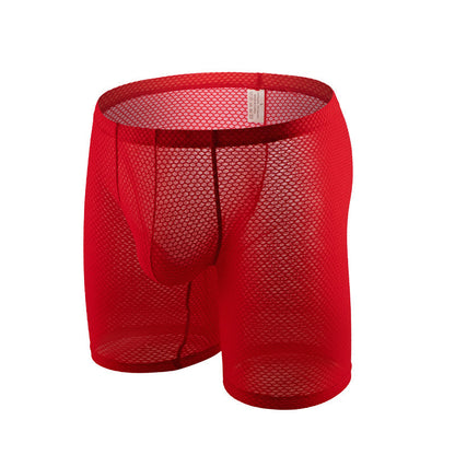 Men's U-type Convex Design Mesh Breathable Boxers