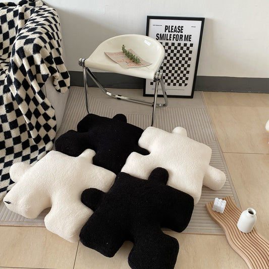 Creative Puzzle Shaped Throw Pillow