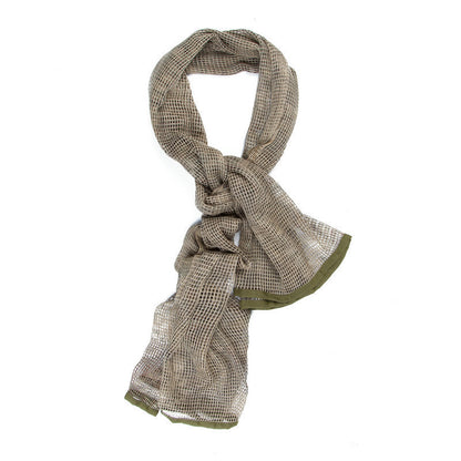 Men's Long Camouflage Outdoor Breathable Scarf