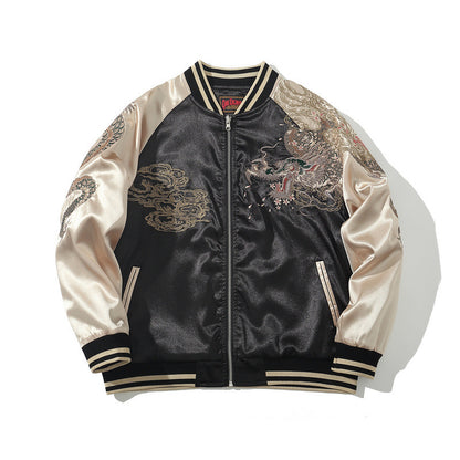 Embroidered Men's Four Sacred Beasts Dragon