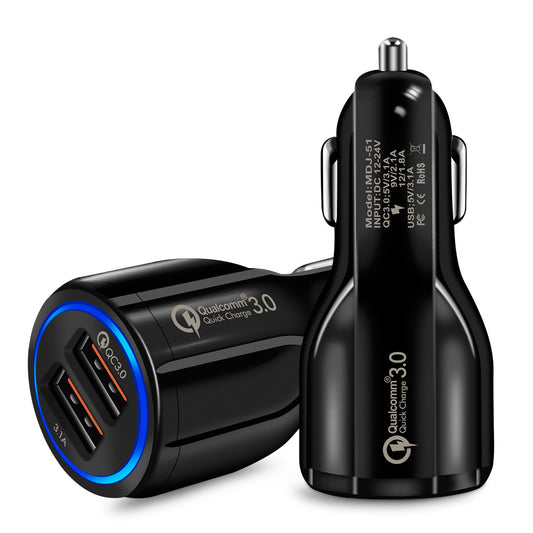 Quick Charge 3.0 Dual USB Car Charger