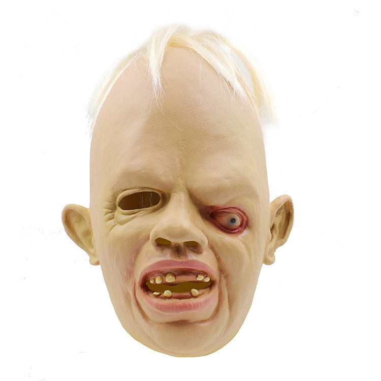 Horror One-Eyed Zombie Joker Mask Halloween