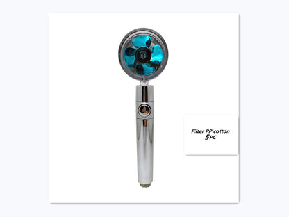 Turbo Propeller Shower Head Handheld High Pressure