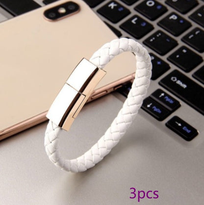 USB Bracelet Charger Cable for iPhone USB C Micro
