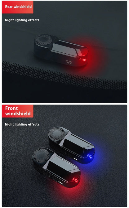 Automobile Solar Warning Light Aromatherapy