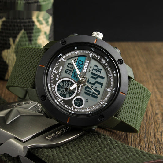 Waterproof Double Display Sports Watch