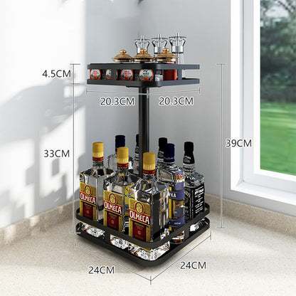 Rotating Kitchen Shelf Countertop Spice Rack