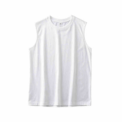 Fitness Waistcoat Solid Color Sleeveless Men’s T-shirt