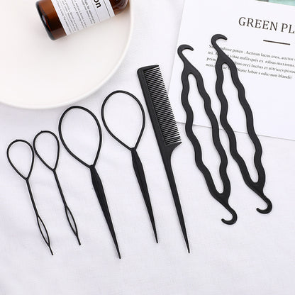 Braided Hair Travel Kit: Disc, Comb, Needle