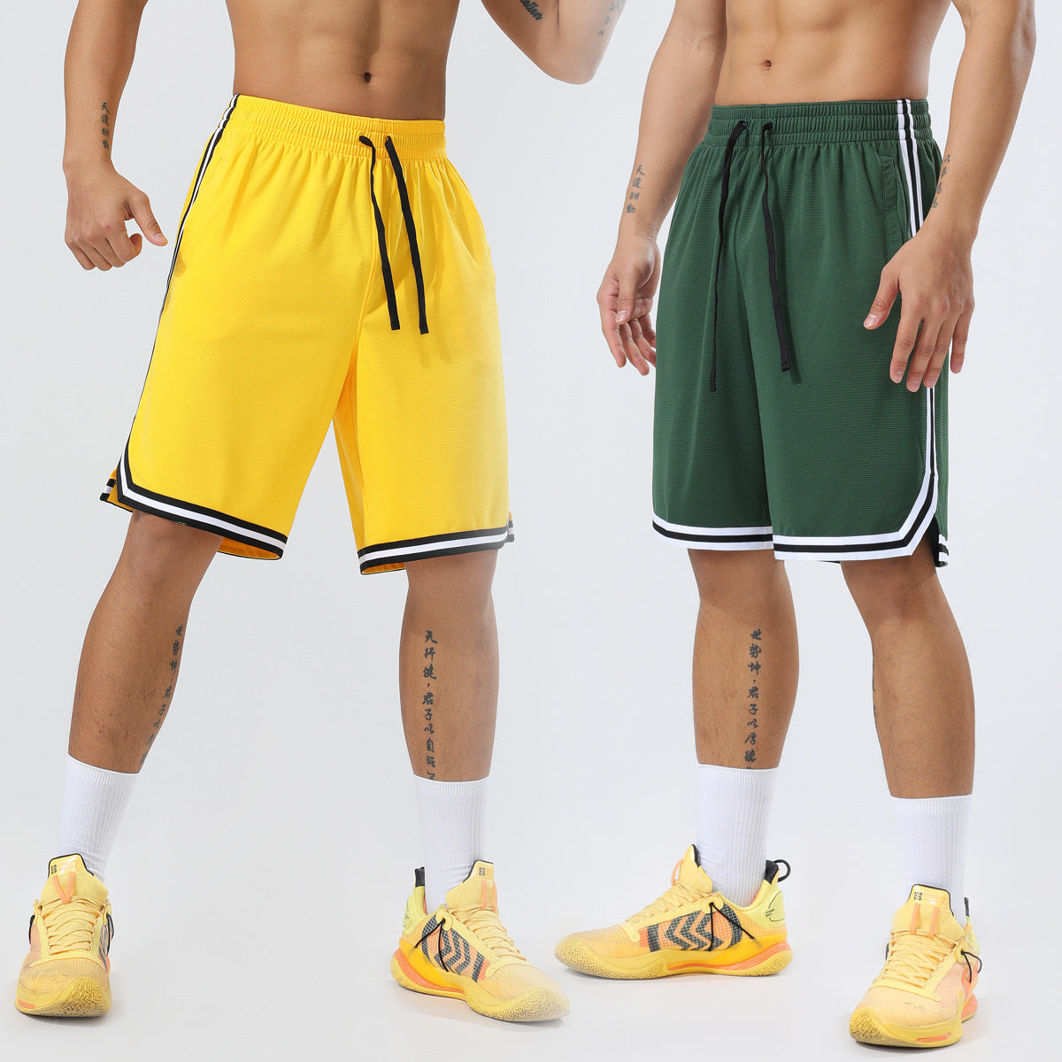 Men's Summer Thin Training Workout Cropped Pants