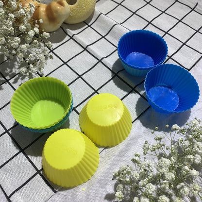 Nonstick Reusable Silicone Cupcake Liners 12 Pieces