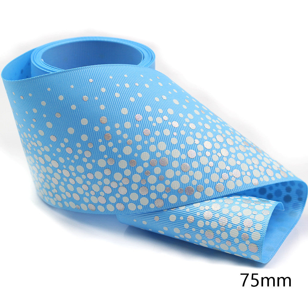 75mm Luminous Rainbow Bow - Fluorescent Ribbon