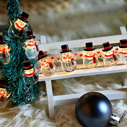 Christmas Snowman Decorative String Lights