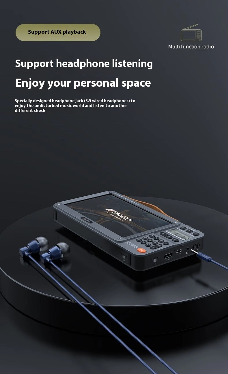 Elderly Full Band Bluetooth Radio with Video Player
