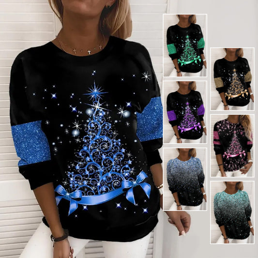 Women's 3D Christmas Printed Sweatshirt