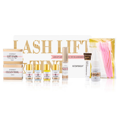 ICONSIGN Lash & Brow Tint Kit - Lash Lift, Perm, and Brow Lamination Set