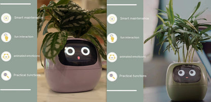 Smart AI Planter with Expressions and Sensors