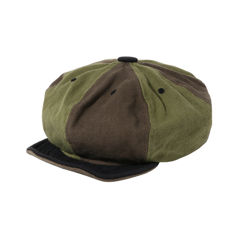 Color Matching Tension Beret Hat