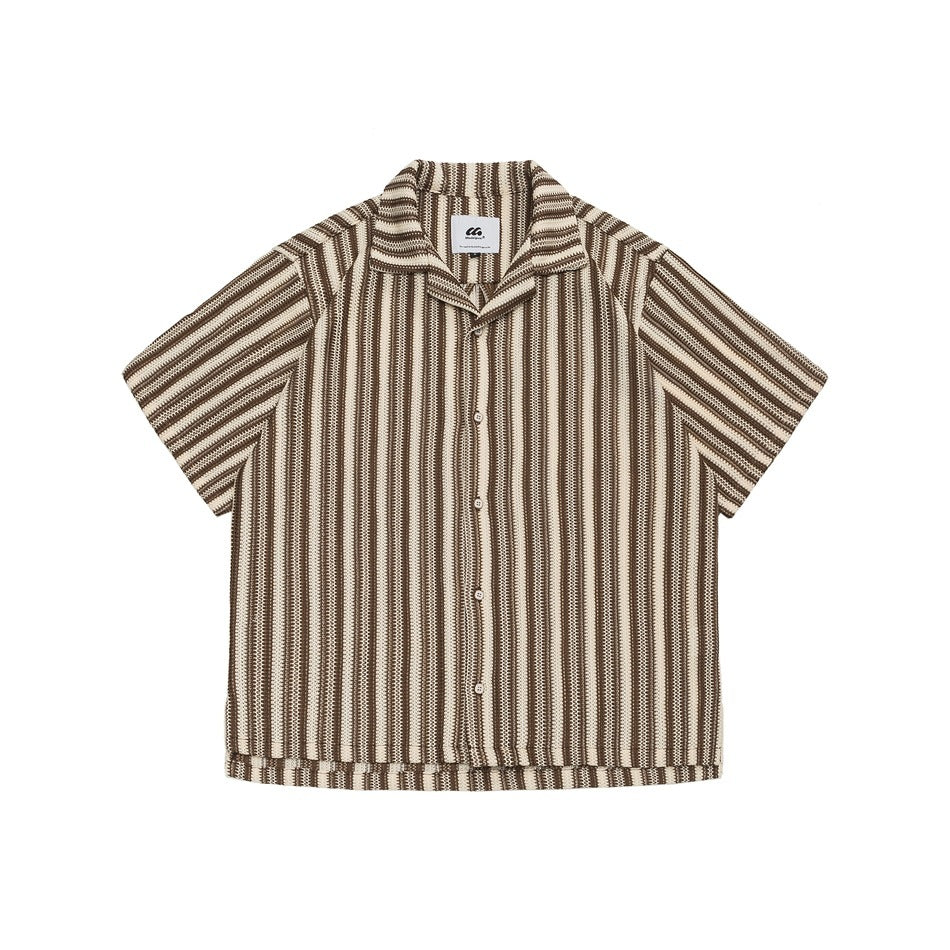 Shirt Men's Loose Short Sleeve Jacket