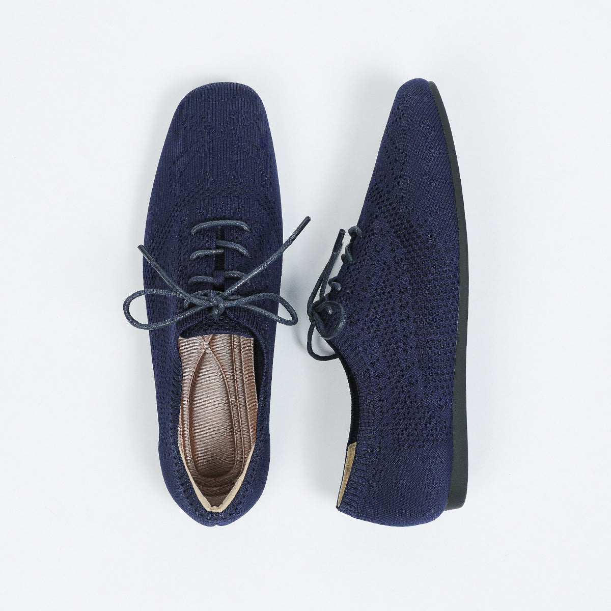 Deep Mouth Brogue Lace-up Leisure Shoes