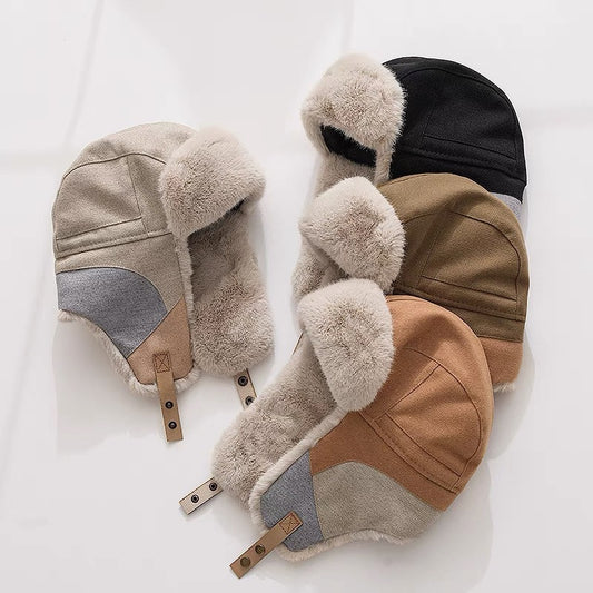 Ushanka Unisex Cold-proof Fleece-lined Warm Hat