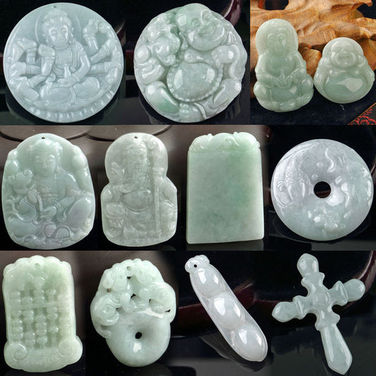 Jade Avalokitesvara Buddha Pendant