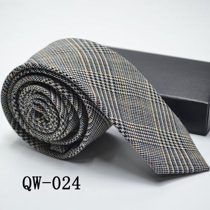 Men's Super Narrow Wool-like Elegant Tie
