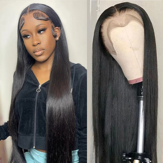 Real Human Hair Wig Lace 9A Straight