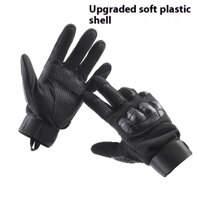 Carbon Fiber Shell Cut-resistant Tactical Training Gloves
