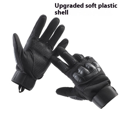 Carbon Fiber Shell Cut-resistant Tactical Training Gloves