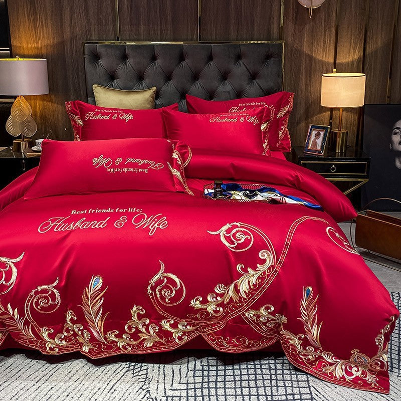 Ice Silk Quilt Bed Sheet Set