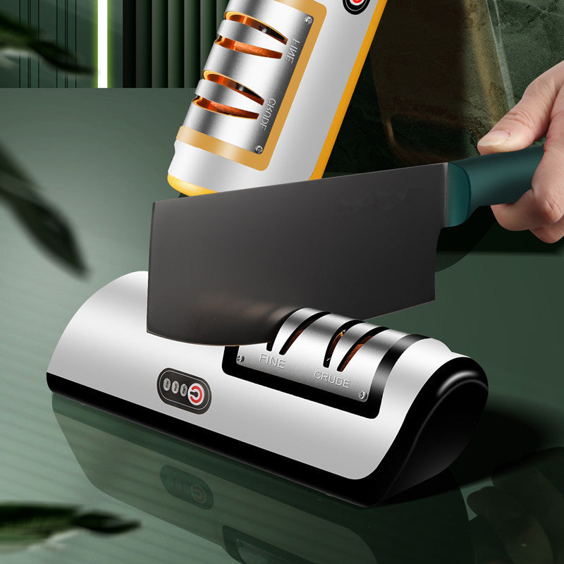 USB Rechargeable Electric Knife Sharpener - Automatic Adjustable