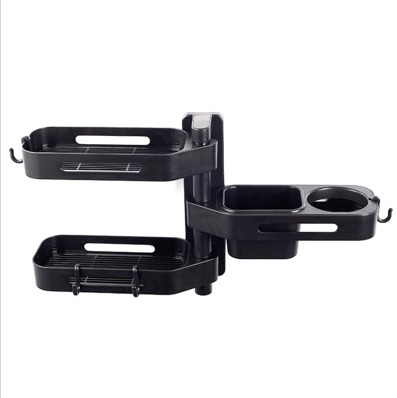 Rotating Wall Mounted Storage Box Punch Free Plastic