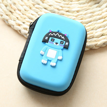 Direct selling new cute zero wallet cartoon earphone collector charger Box Coin handbag wholesale