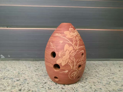 Seven Star Ancient Xun - Eight Hole Pear-Shaped Taoxun