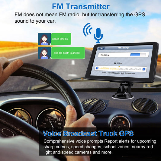 Portable 7 Inch Car GPS Navigator HD