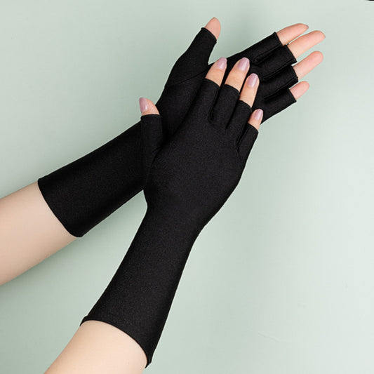 Long Half Finger Sun Protection Oversleeve