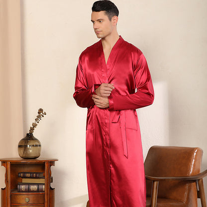 Men's Ultra-thin Loose Robe Plus Size