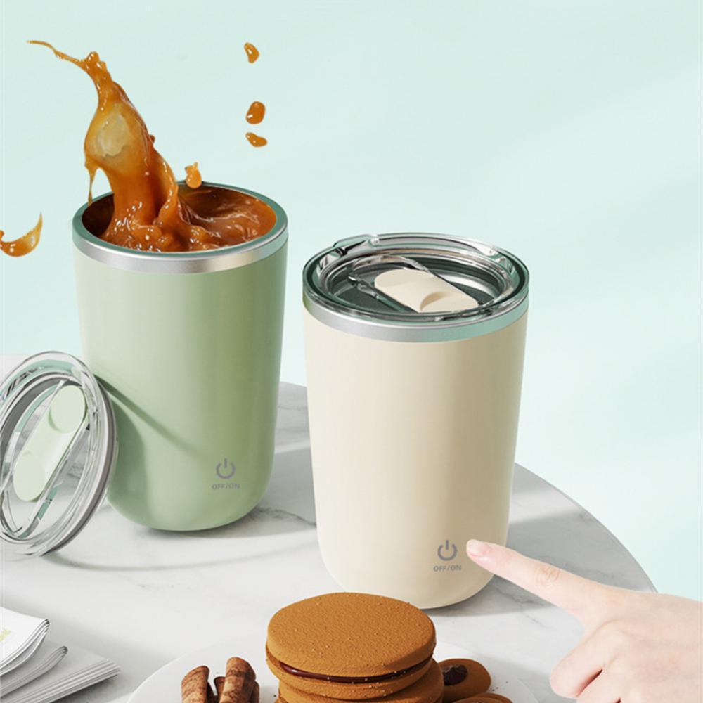 350ml Automatic Self-Stirring Mug - Electric Stainless Steel