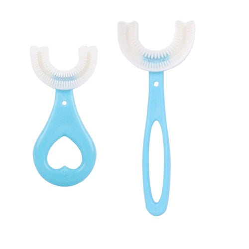 Children's U-shaped Soft Rubber Toothbrush