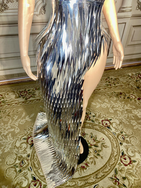 Luxury Sequined Evening Gown