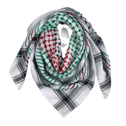 Keffiyeh Jacquard Square Scarf Men Dubai Saudi Arabia