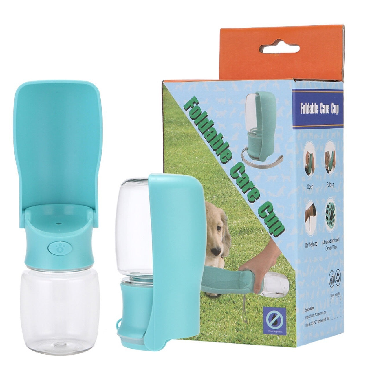 Foldable Portable Dog Water Bottle Dispenser