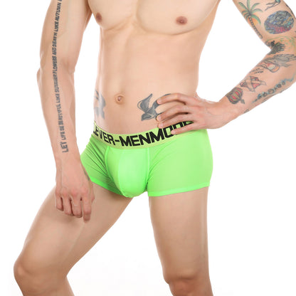 Men's Breathable Mesh Low Waist Boxers