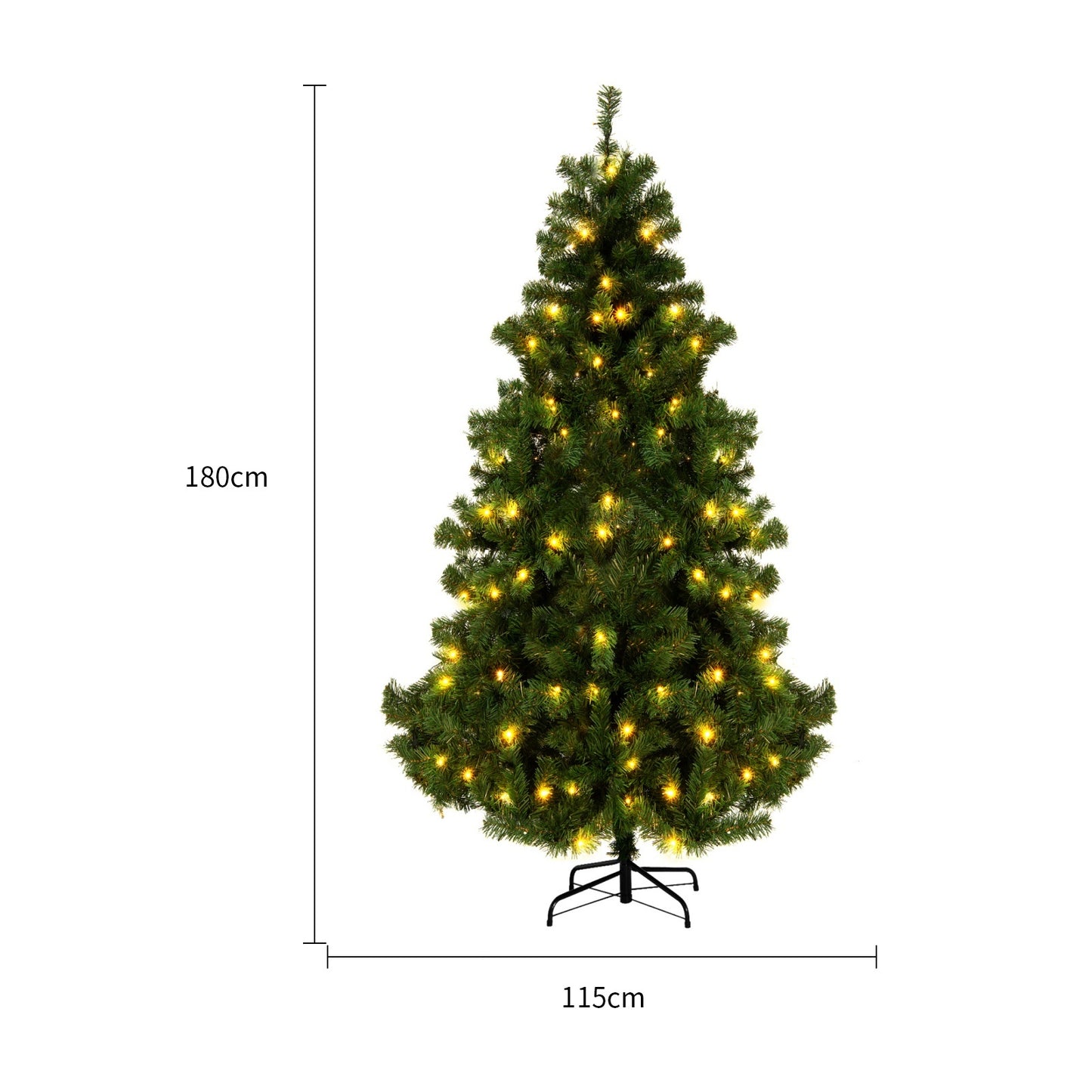 PVC Snow Christmas Tree Decor